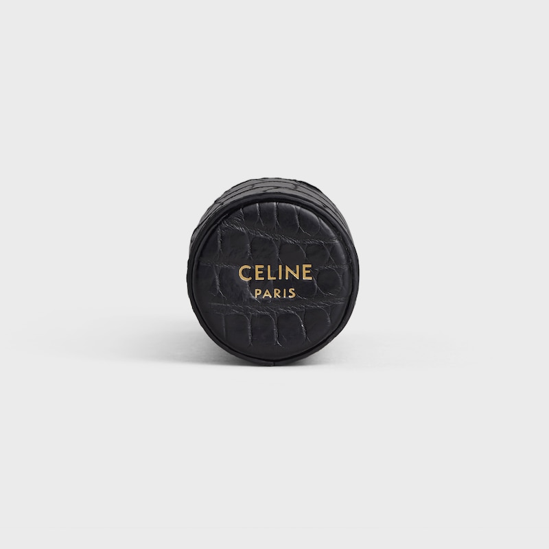 鱷魚皮旅行噴霧瓶套 - 黑色 - 香水配件 - 1 | CELINE