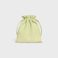 SMALL CRYSTAL POUCH IN LAMBSKIN - SOFT LIME - SHOULDER BAGS - 1 | CELINE