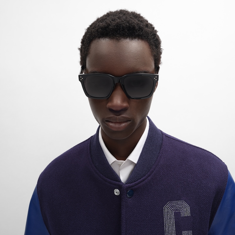 Black Frame 45 Sunglasses in Acetate - BLACK -  - 1 | CELINE
