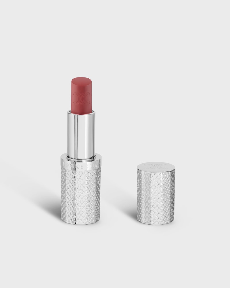 เคส LE ROUGE CELINE โทนสีเงินเงา สลักลาย REPTILE - สลักลาย Reptile - โทนสีเงินเงา - ลิปบาล์ม - 1 | CELINE