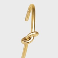Knot extra-thin bracelet in brass with gold finish - Gold -  - 2 | CELINE