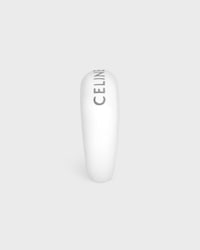 CELINE サルキー リング / エナメル＆ロジウムフィニッシュ ブラス - シルバー / オプティックホワイト -  - 2 | CELINE