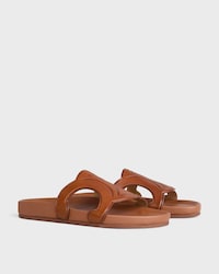 TRIOMPHE SLIDE IN Calfskin - Vegetal Tanning - TAN -  - 2 | CELINE