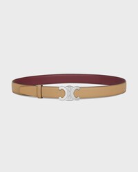 Reversible Strap 25MM IN Smooth and Grained Calfskin -  -  - 1 | CELINE
