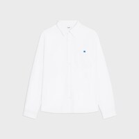 overshirt IN COTTON DENIM - RINSED WHITE -  - 1 | CELINE