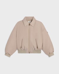 CHAQUETA ACOLCHADA DE NAILON - BEIGE -  - 1 | CELINE