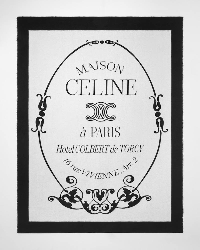 MAISON BLANKET - IVORY/BLACK -  - 1 | CELINE
