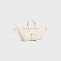 LITTLE LUGGAGE IN GRAINED CALFSKIN - WHITE COTTON - GIFTS FOR HER - 2 | CELINE