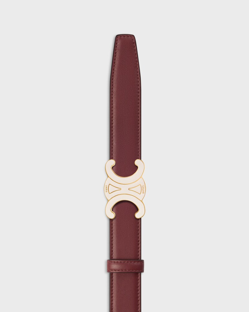 Reversible Strap 25MM IN Smooth and Grained Calfskin -  -  - 1 | CELINE