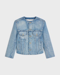 JACKE AUS DENIM - MELON BLUE -  - 1 | CELINE