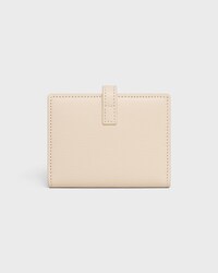 BI-FOLD CARD HOLDER TRIOMPHE PONTET IN GOATSKIN - CREAM - GIFTS FOR HER - 2 | CELINE