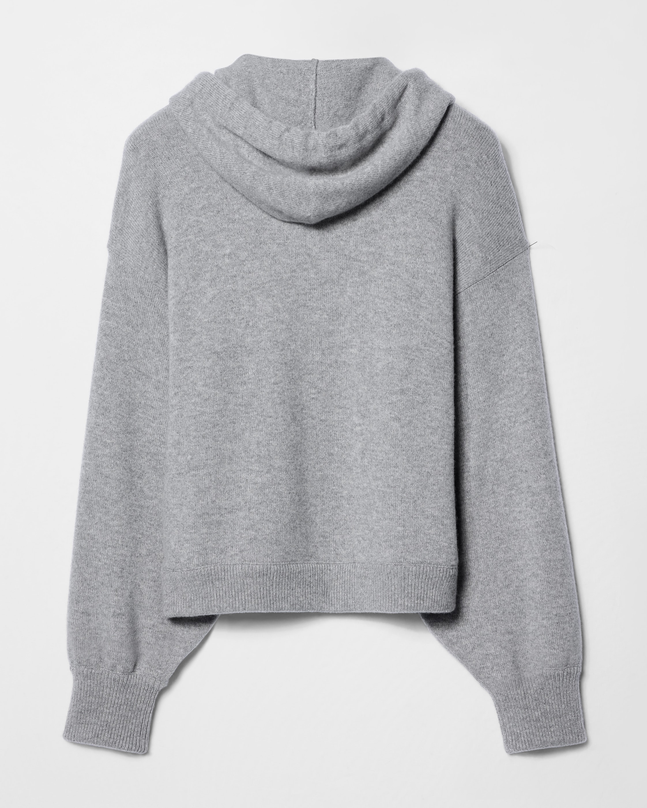 hooded cardigan IN CASHMERE - LIGHT GREY | CELINE