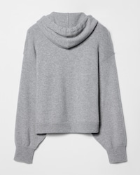 hooded cardigan IN CASHMERE - LIGHT GREY -  - 2 | CELINE