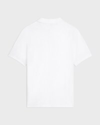 polo shirt IN PIQUE COTTON JERSEY - OPTIC WHITE/NAVY -  - 2 | CELINE