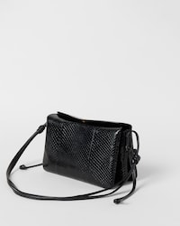 TRIO FLAP IN PYTHON - BLACK - ALL BAGS - 2 | CELINE