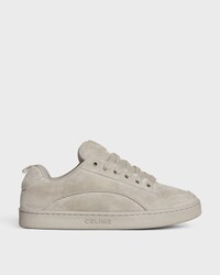 CELINE HUNTINGTON - SNEAKER BASSE EN CUIR DE VEAU VELOURS ET MESH - GREGE -  - 1 | CELINE