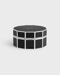 JOYERO DE ACERO Y PIEL DE LAGARTO - NEGRO - ACCESORIOS DE BELLEZA - 2 | CELINE