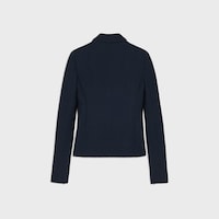 Chaqueta Cavaliere de viscosa y lana trenzada - AZUL MARINO -  - 2 | CELINE