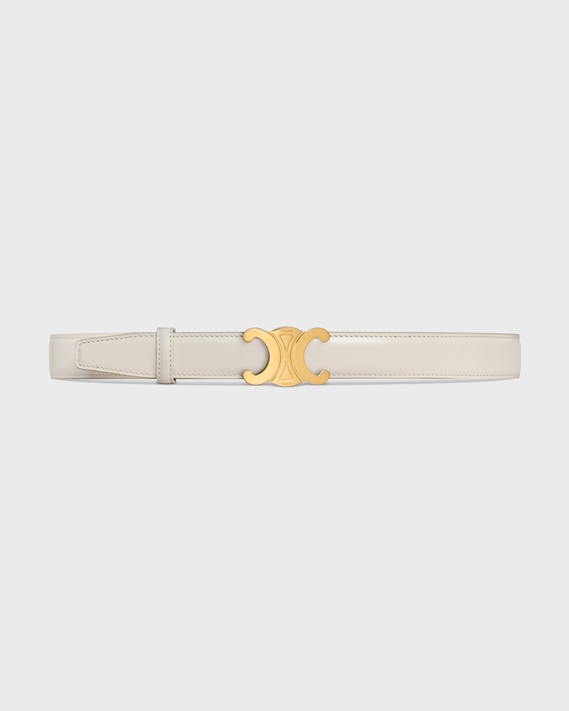 リバーシブルストラップ 25MM / トリヨンレザー＆パイソン型押しカーフスキン -  -  - 1 | CELINE