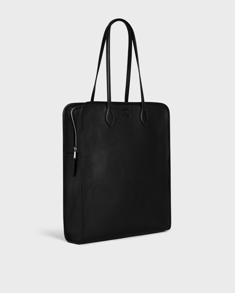 TALL CABAS EN AGNEAU BRILLANT - NOIR - HOMME - 1 | CELINE