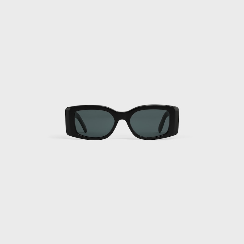 Triomphe XL 01 Sunglasses in Acetate - BLACK -  - 1 | CELINE