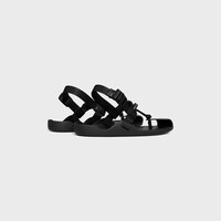 SPORTY SANDAL IN  ROPE AND CANVAS - BLACK -  - 2 | CELINE
