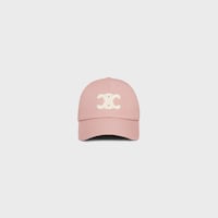 triomphe baseball cap in cotton - VINTAGE PINK -  - 2 | CELINE