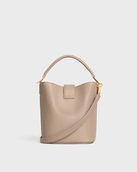 SMALL BUCKET LOUISE EM COURO DE VITELA SUAVE - SAFARI - BUCKET - 2 | CELINE