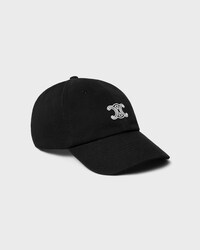 richelieu cap IN light cotton twill - BLACK -  - 1 | CELINE