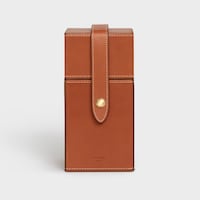 パフューム ケース 1個（200ML）/ナチュラルカーフスキン - タン - メゾンセリーヌ（ホームアイテム） - 1 | CELINE
