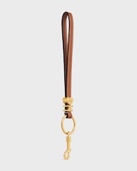 TRIOMPHE CHARM IN SMOOTH CALFSKIN - TAN - ACCESSORIES - 2 | CELINE