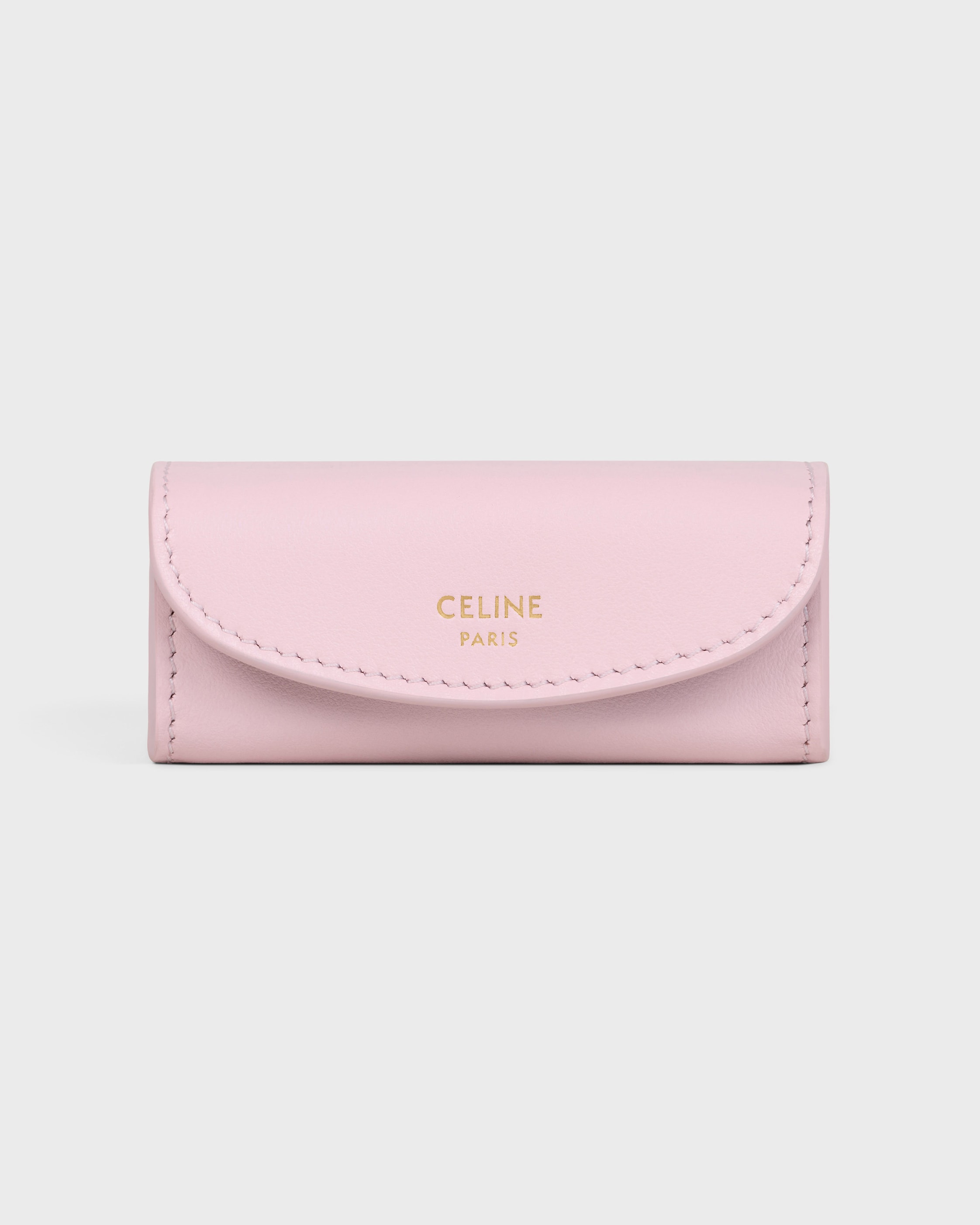 LIPSTICK CASE IN SMOOTH CALFSKIN - DIRTY PINK / SYRAH | CELINE
