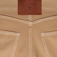 Boyfriend Jeans 002 aus Baumwolldenim - LATTE LIGHT STONE WASH -  - 2 | CELINE