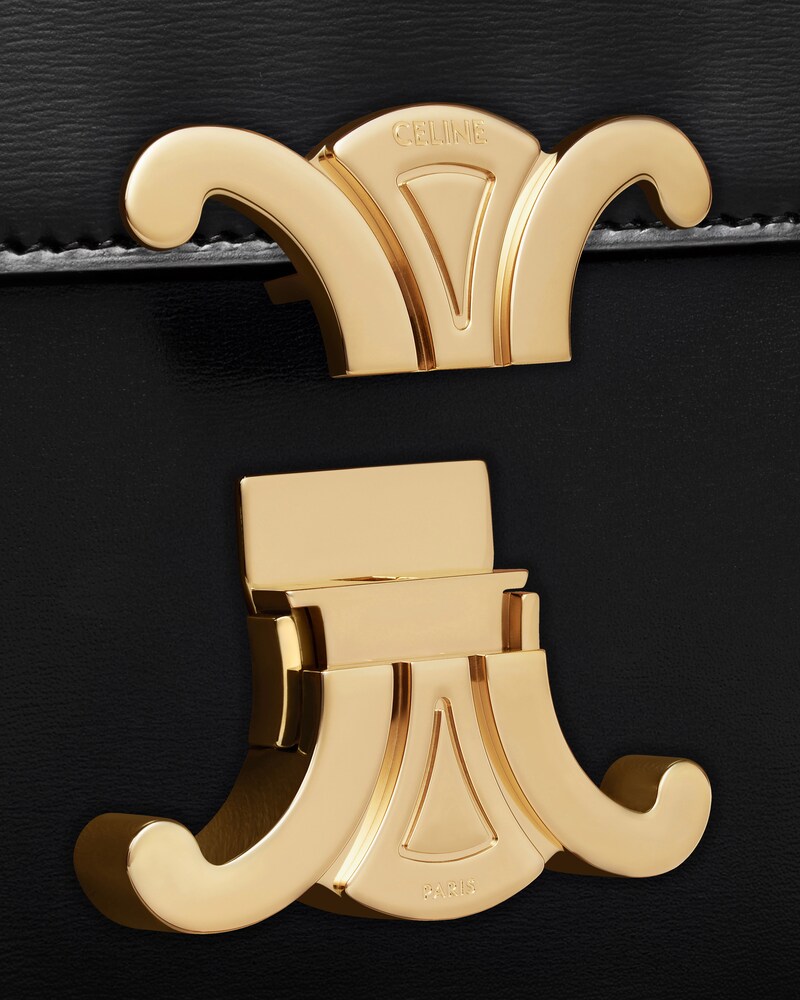 Borsa Triomphe Classique in pelle di vitello lucida - NERO - REGALI SU MISURA - 1 | CELINE