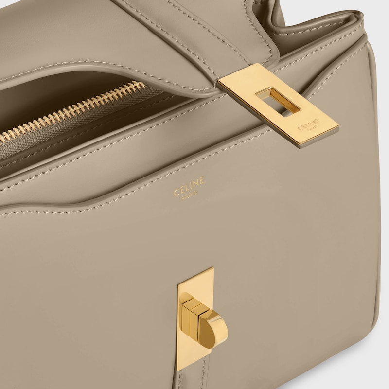 Sac 16 Petit Mod&egrave;le veau satin&eacute; - MODERN TAUPE - SACS &Agrave; MAIN - 1 | CELINE