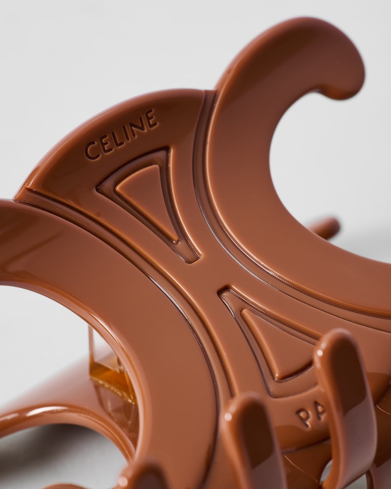 XL HAIR CLAW IN ACETATE - CAMEL - GIFTS FOR HER - 1 | CELINE