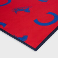 square IN silk twill - FOX RED/BROWN -  - 2 | CELINE