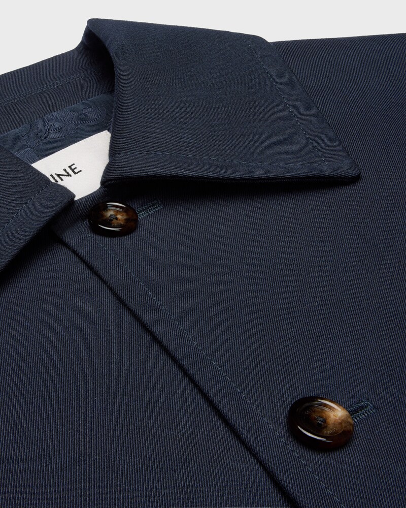jacket IN cotton wool gabardine - NAVY -  - 1 | CELINE