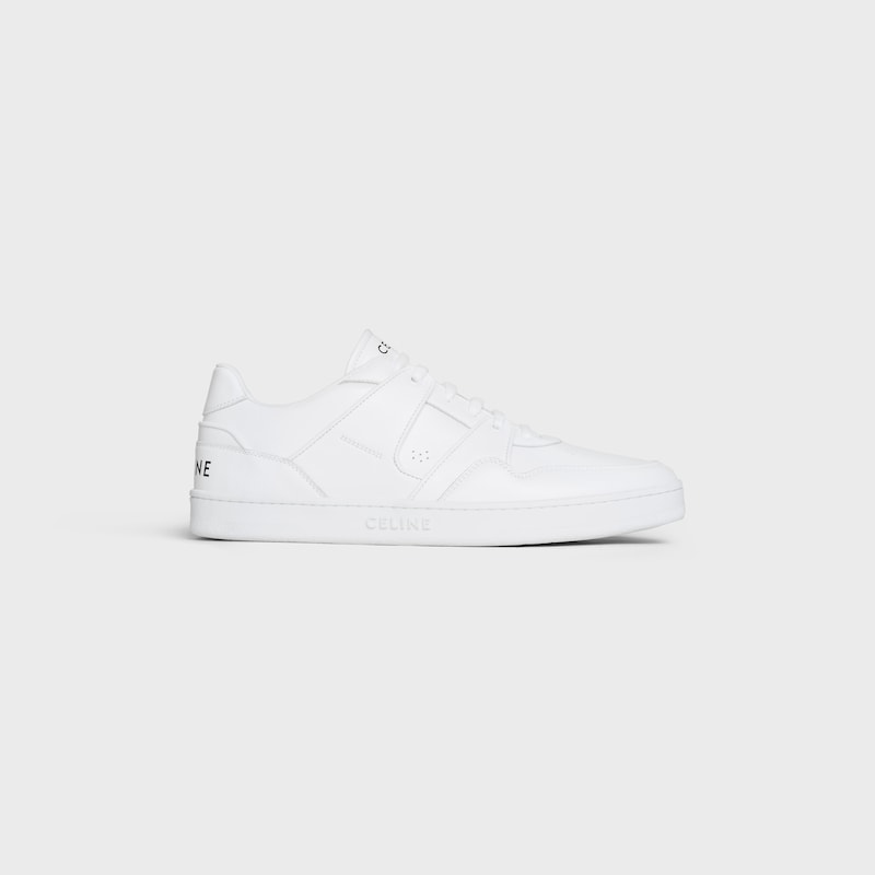 CELINE TRAINER CT-04 LOW LACE-UP SNEAKER in CALFSKIN - OPTIC WHITE -  - 1 | CELINE