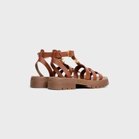 CELINE CLEA TRIOMPHE GLADIATOR-SANDALEN aus KALBSLEDER – PFLANZLICHE GERBUNG - TAN -  - 2 | CELINE
