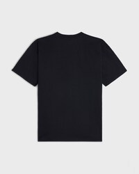 CELINE LOOSE T-SHIRT IN COTTON JERSEY - BLACK / WHITE -  - 2 | CELINE
