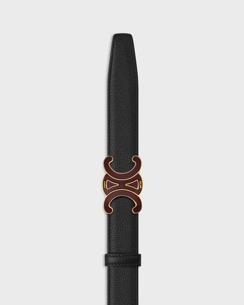 Reversible Strap 25MM IN Smooth and Grained Calfskin -  -  - 1 | CELINE
