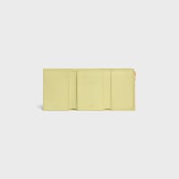FINE STRAP WALLET NINO IN SUPPLE GRAINED CALFSKIN - CITRUS - WALLETS - 2 | CELINE