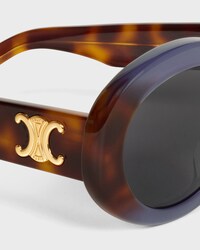 Triomphe 01 sunglasses in Acetate - Gradient Purple / Havana -  - 2 | CELINE