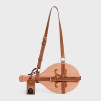 Raquettes de plage Bois et Veau - TAN - CELINE MAISON - 2 | CELINE