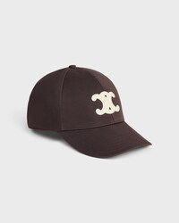 triomphe baseball cap IN WASHED COTTON GABARDINE - MACASSAR -  - 1 | CELINE