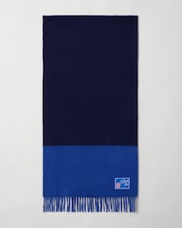 ÉCHARPE EN CACHEMIRE BICOLORE - BLEU MARINE/BLEU -  - 1 | CELINE