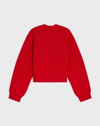 JERSEY CON CUELLO REDONDO DE CACHEMIRA - ROJO/AZUL/NEGRO -  - 2 | CELINE
