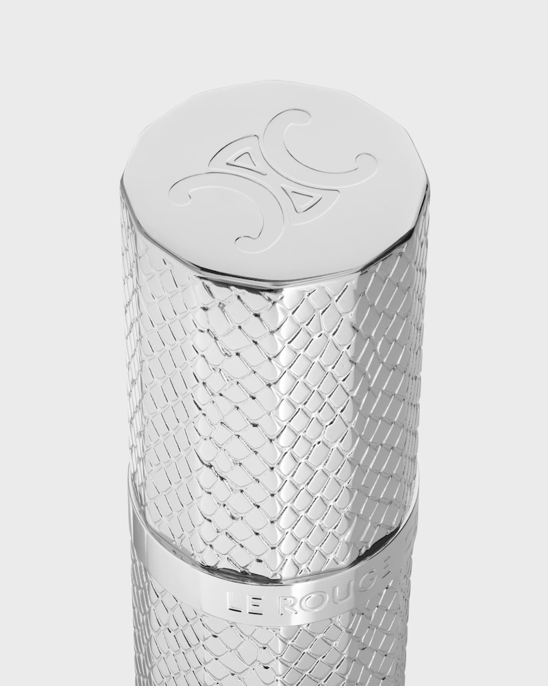 เคส LE ROUGE CELINE โทนสีเงินเงา สลักลาย REPTILE - สลักลาย Reptile - โทนสีเงินเงา - ลิปบาล์ม - 1 | CELINE