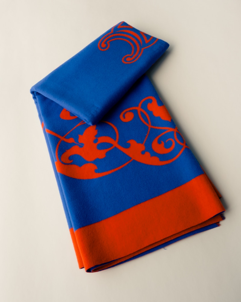 MAISON FOULARD 90 - RED/BLUE -  - 1 | CELINE